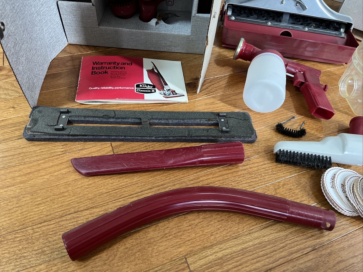 Lot Of Kirby Classic III Vacuum Cleaner & Rug Renovator