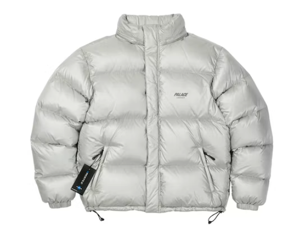 Palace Skateboards Pertex London Puffa Silver XL Brand New Ready