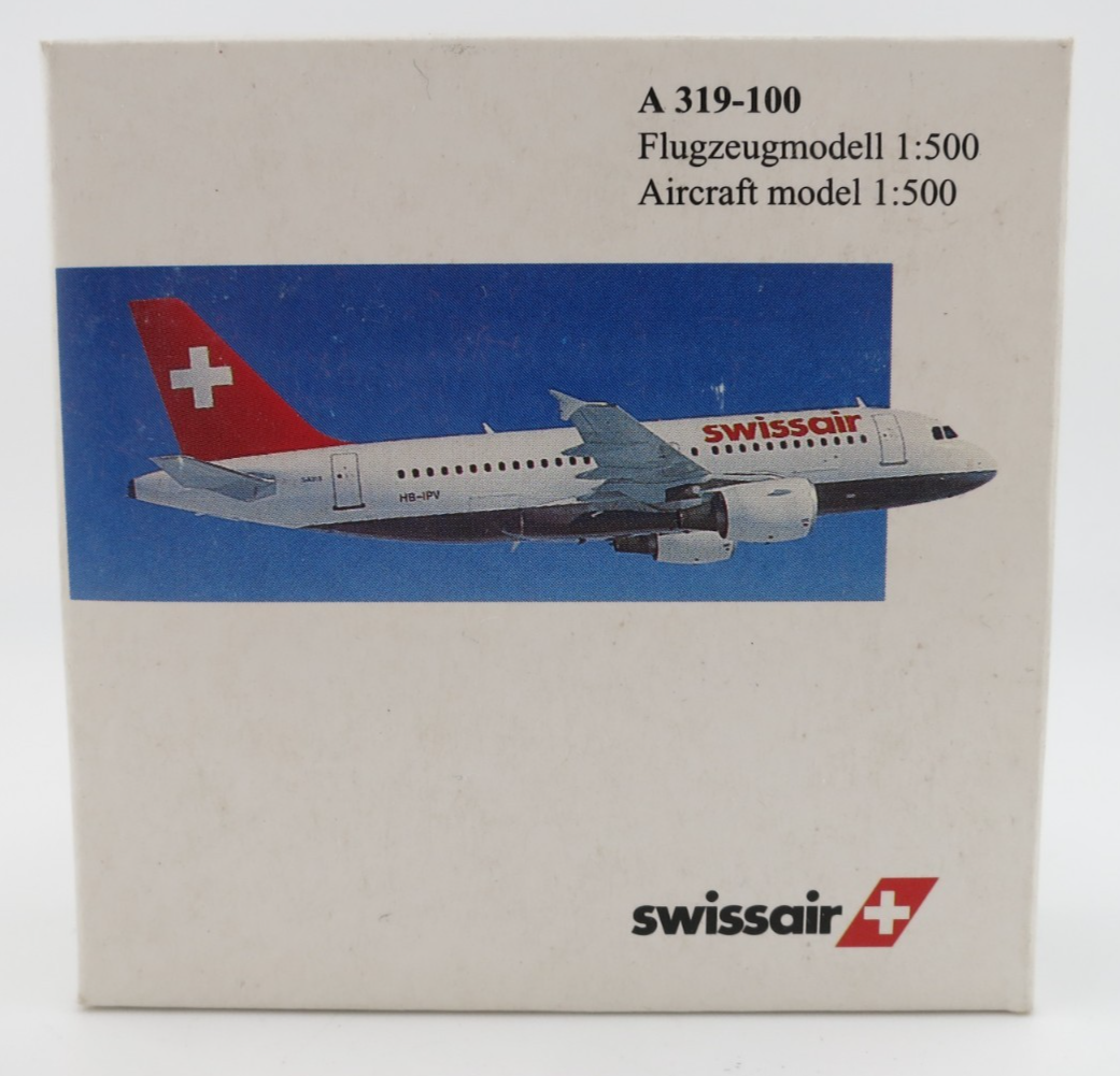 Herpa swissair Airbus A319-100 Model - 1:500 - 508919 | eBay