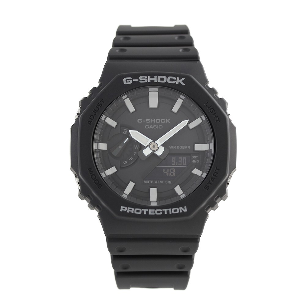 CASIO G-SHOCK GA-2100-1A GA-2100 GA Quartz Analog & Digital Black