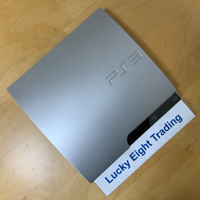 PS3 Satin Silver CECH 2500A 160GB Console Box Sony PlayStation 3