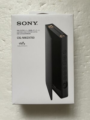 Sony CKL-NWZX700 Leather Case Black for Walkman NW-ZX707 New from