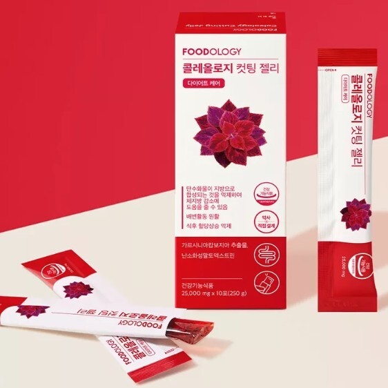 FOODOLOGY Coleology Cutting Jelly 25g 10 Sticks Healthy Weight