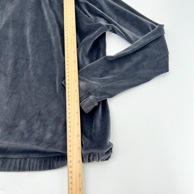 Zella Girls XL (14/16) Black Hoodie Raglan Sleeve Velvet Kangaroo