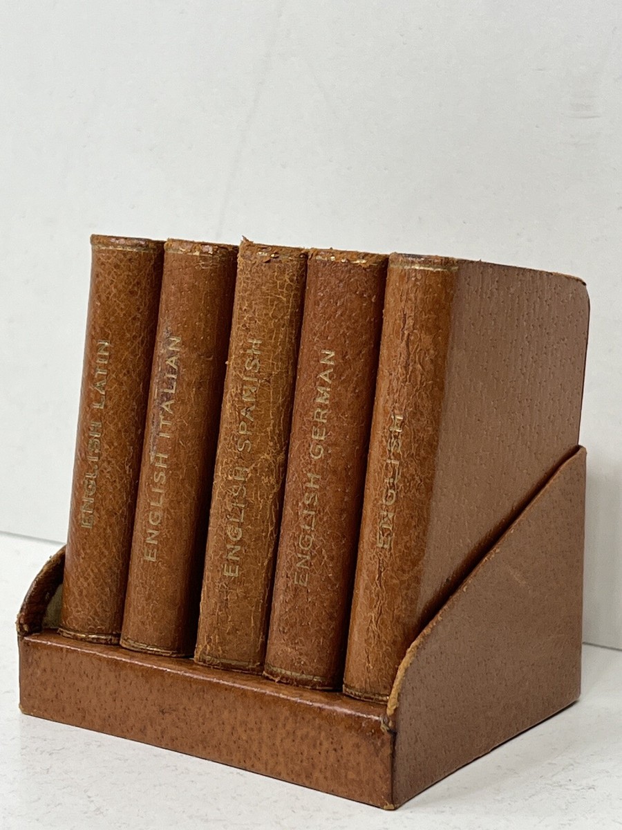 Original vintage miniature dictionaries by Midget series Burgess