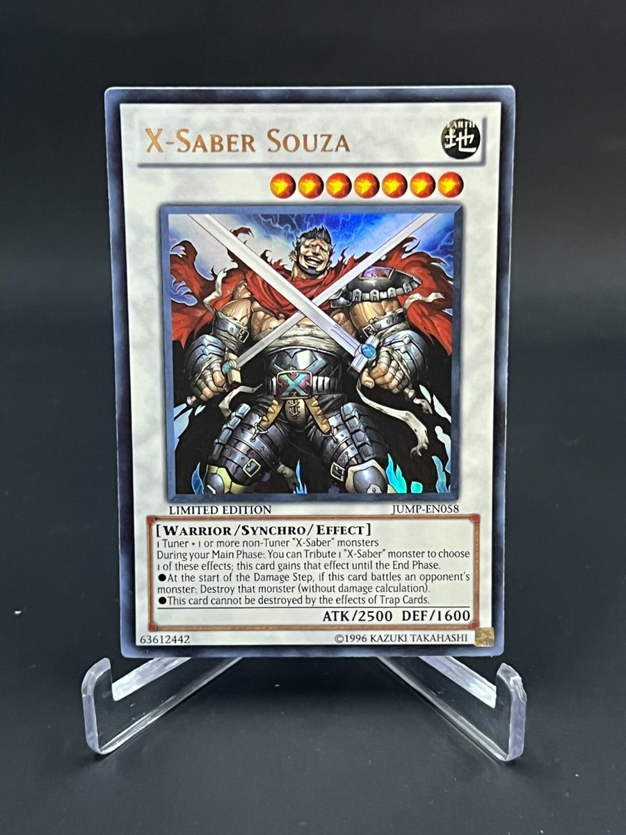 Yugioh Limited Edition X-Saber Souza Card JUMP-EN058 | eBay