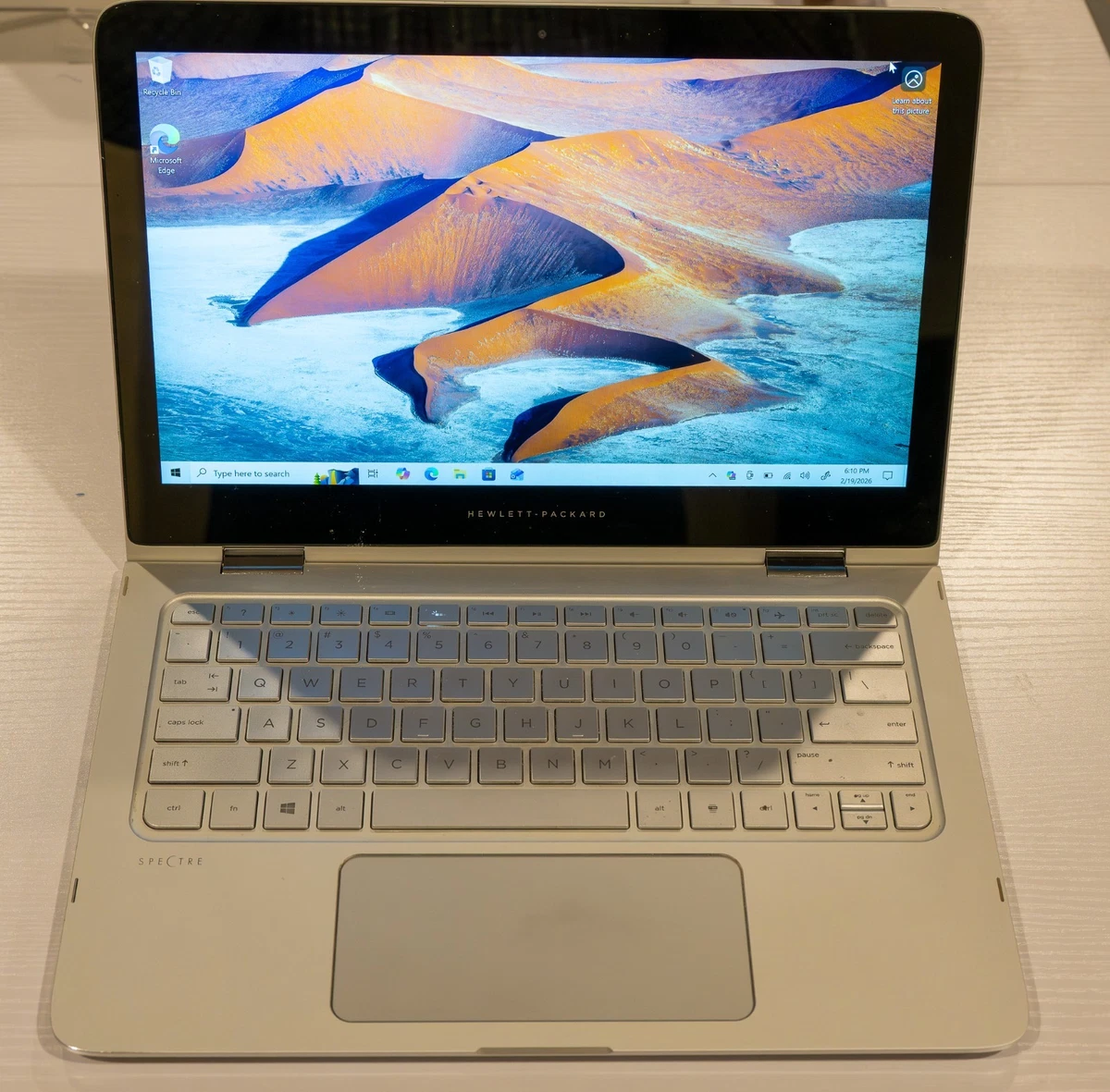 HP Spectre X360 8 GB RAM PC Laptops & Netbooks 13-13.9 in Screen