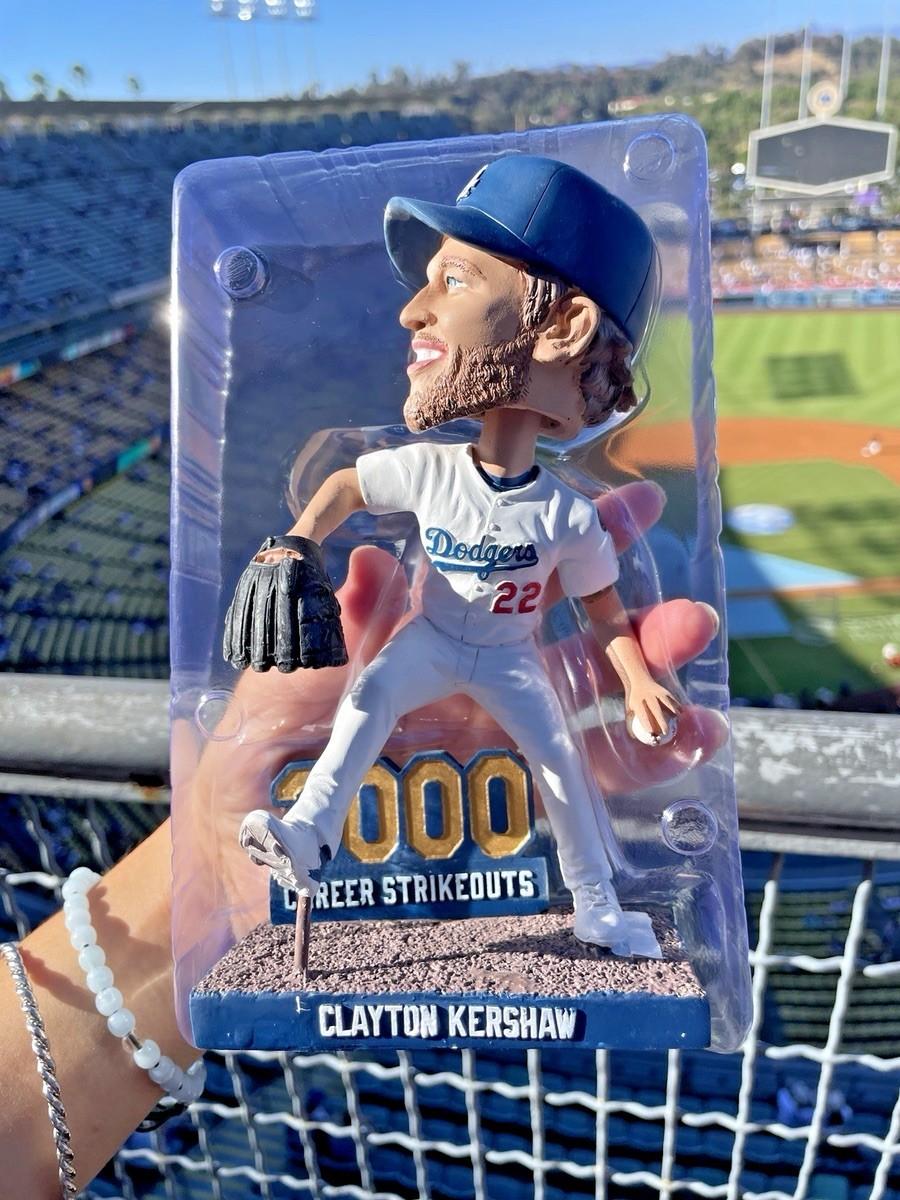 新品未使用＞Clayton Kershaw ボブルヘッドフィギュア 22 Clayton