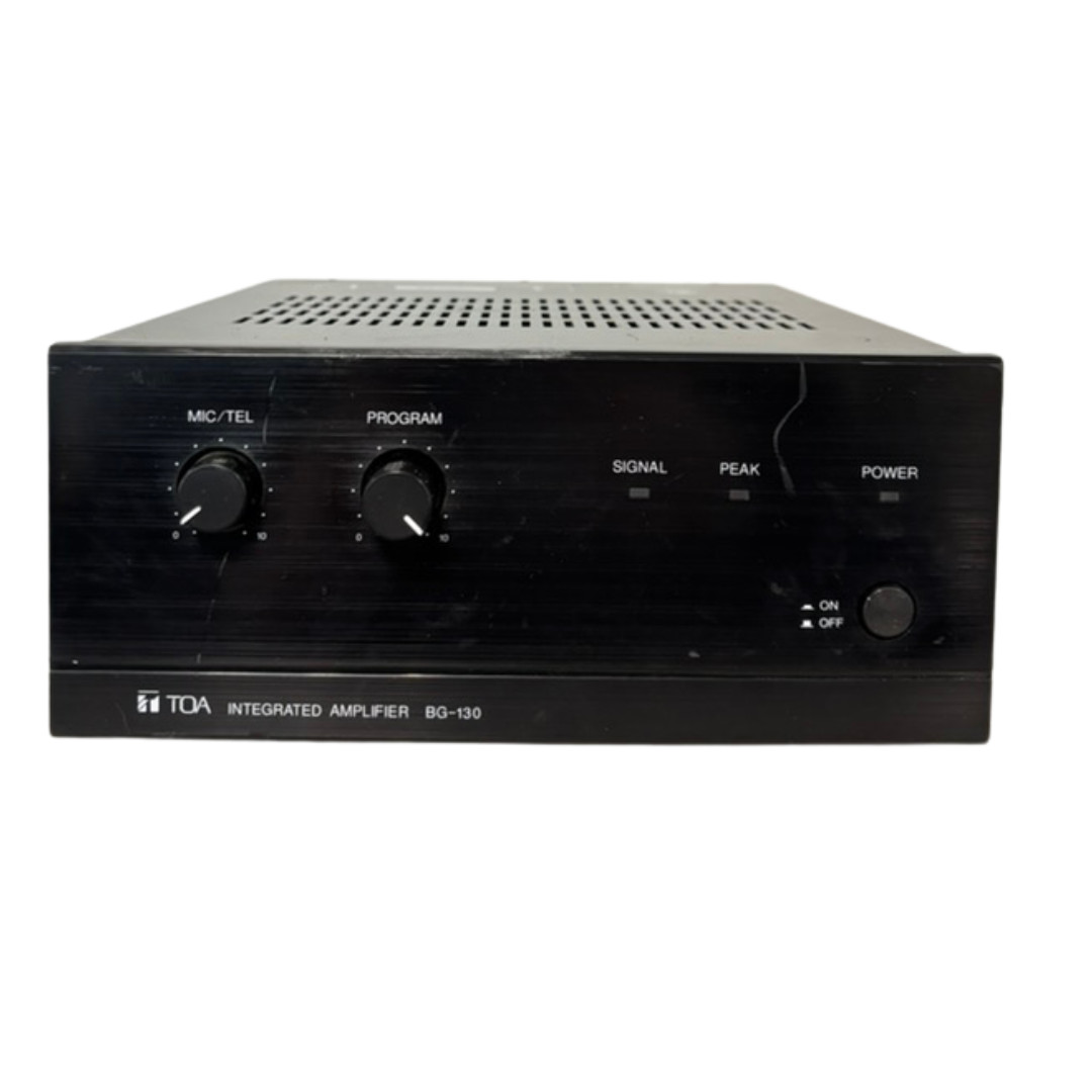 TOA BG-M130 BGMアンプ 3入力 30WBGMアンプ (BG-M130) | TOA株式会社