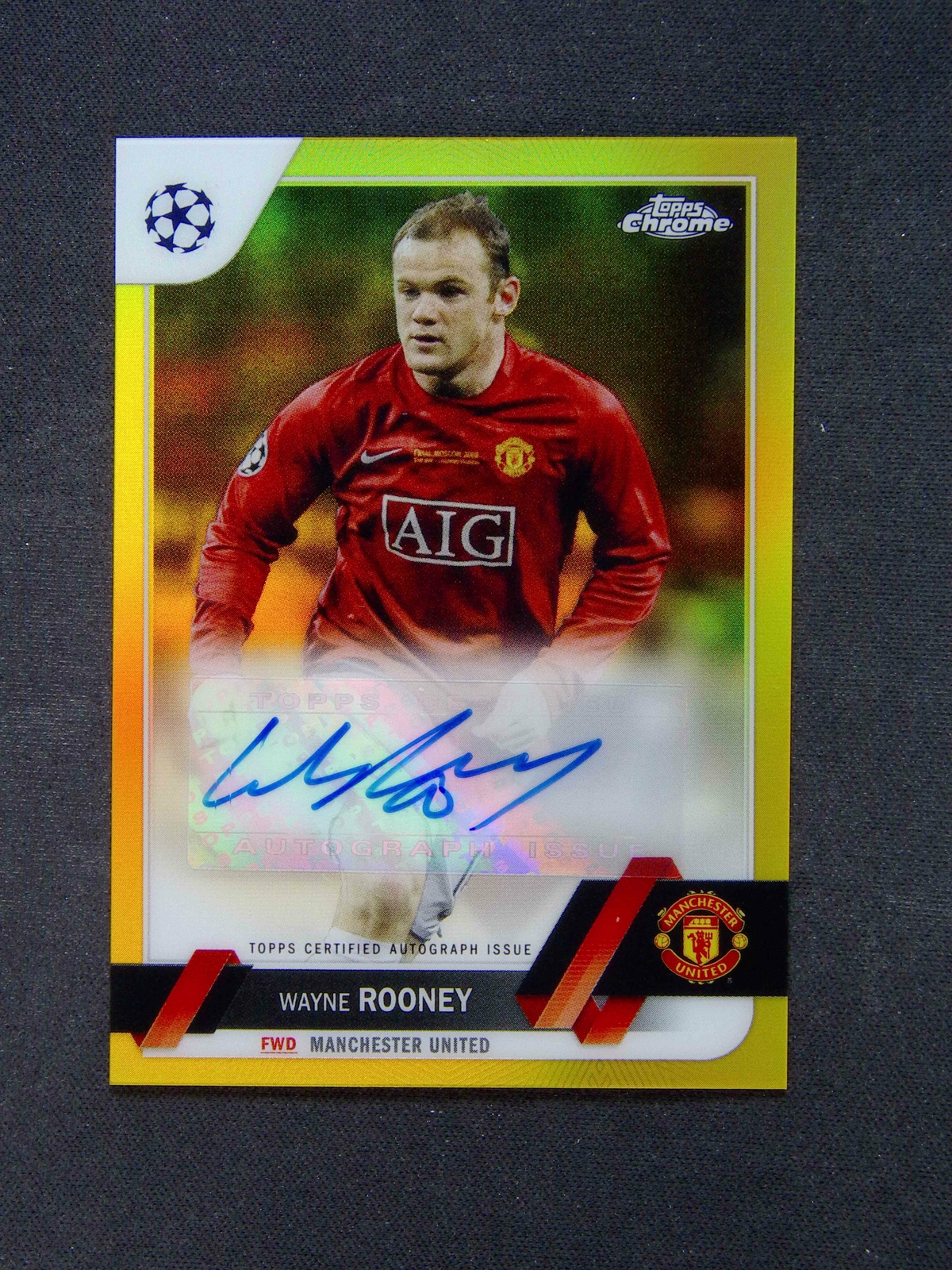 Wayne Rooney 2022 Topps Chrome UEFA Club Competitions #CA-WR
