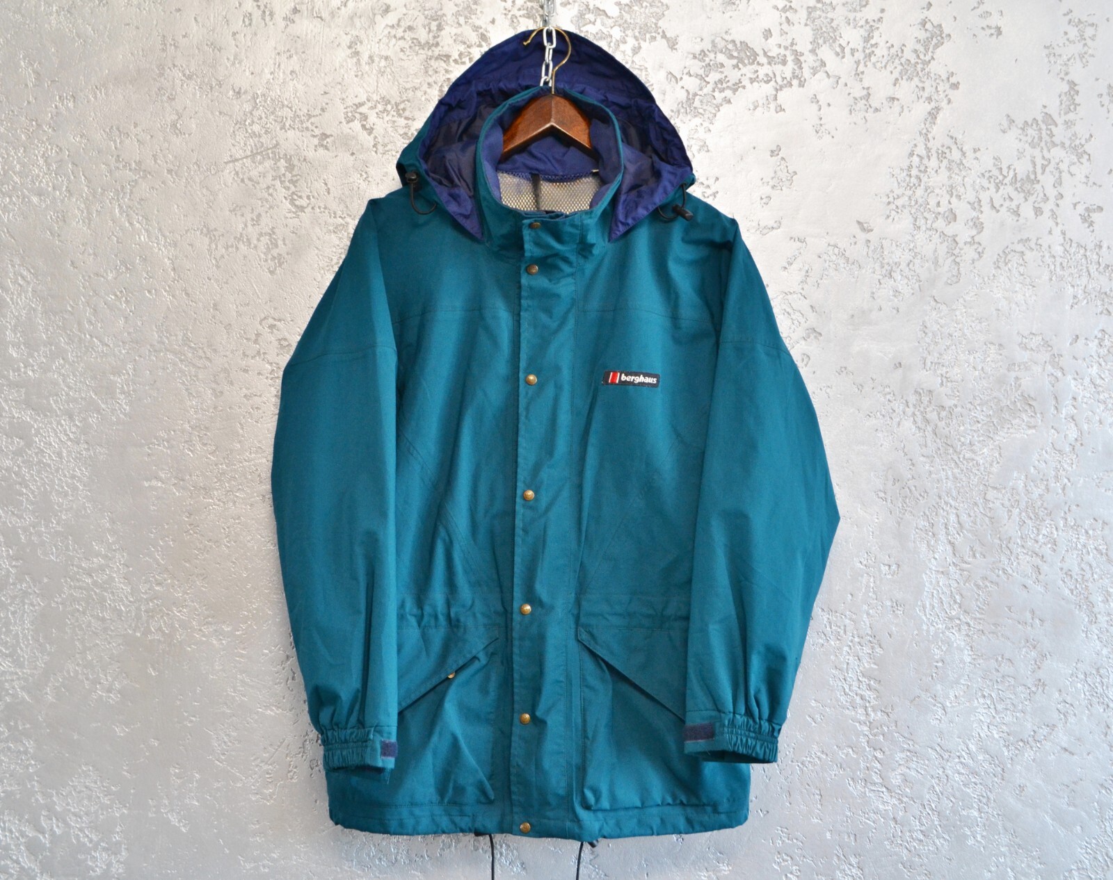 Vintage 80-90s Berghaus Gore-Tex Waterproof Jacket Men's Green