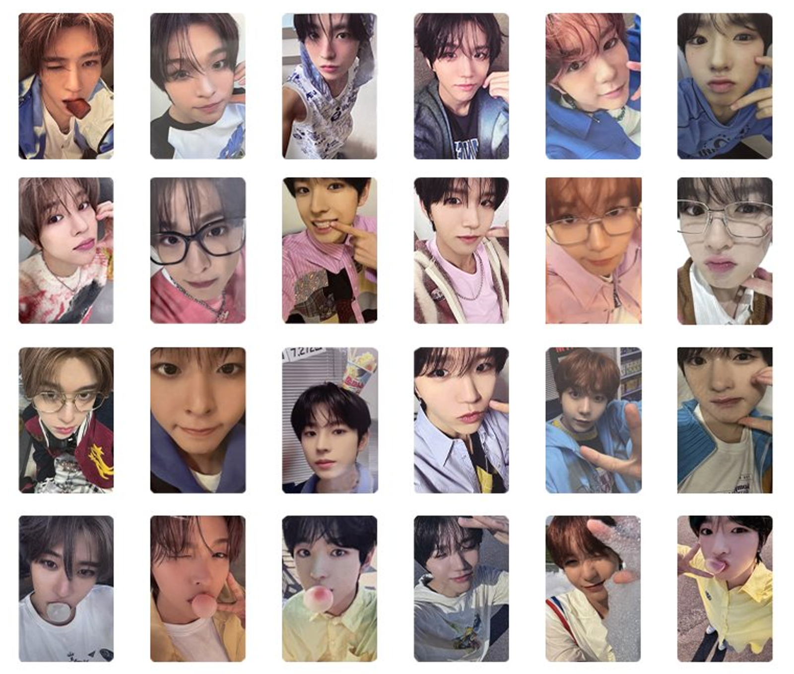NCT WISH POPPOP ALBUM PHOTOCARD photobook jewel case wichu ver