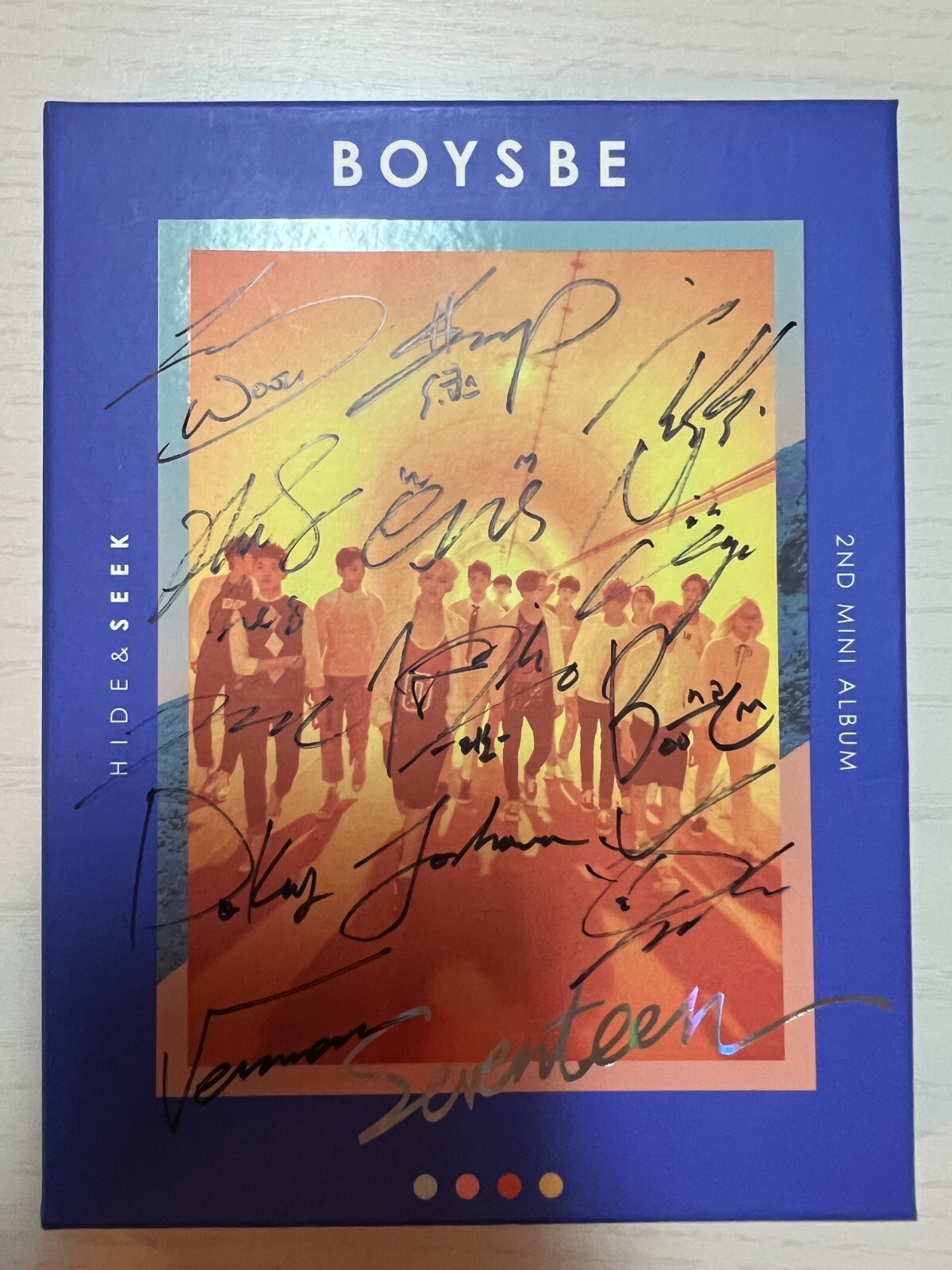 seventeen ジョンハン 直筆サイン CD SEVENTEEN セブチ ジョンハン