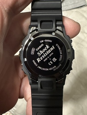 CASIO Watch G-SHOCK GW-5000U-1JF Men's Black | eBay