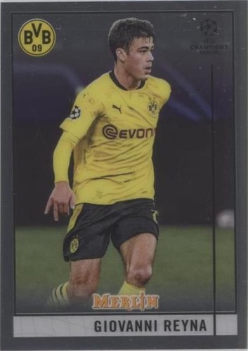 2020-21 Topps Merlin Giovanni Reyna Green REFRACTOR /99 SSP BVB