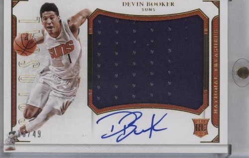 2015 Panini Prizm Devin Booker RC Rookie Autographs Auto #DBK PSA