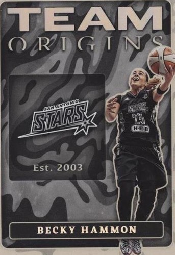 Becky Hammon 2023 Panini Origins WNBA Blue Autograph Auto /25