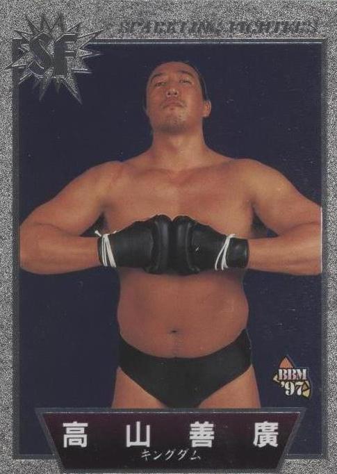 1997 BBM Pro Wrestling Sparkling Fighters - Yoshihiro Takayama #SF