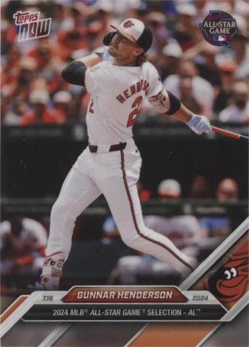 Gunnar Henderson Auto /15 2024 Topps Museum Collection #AA-GH