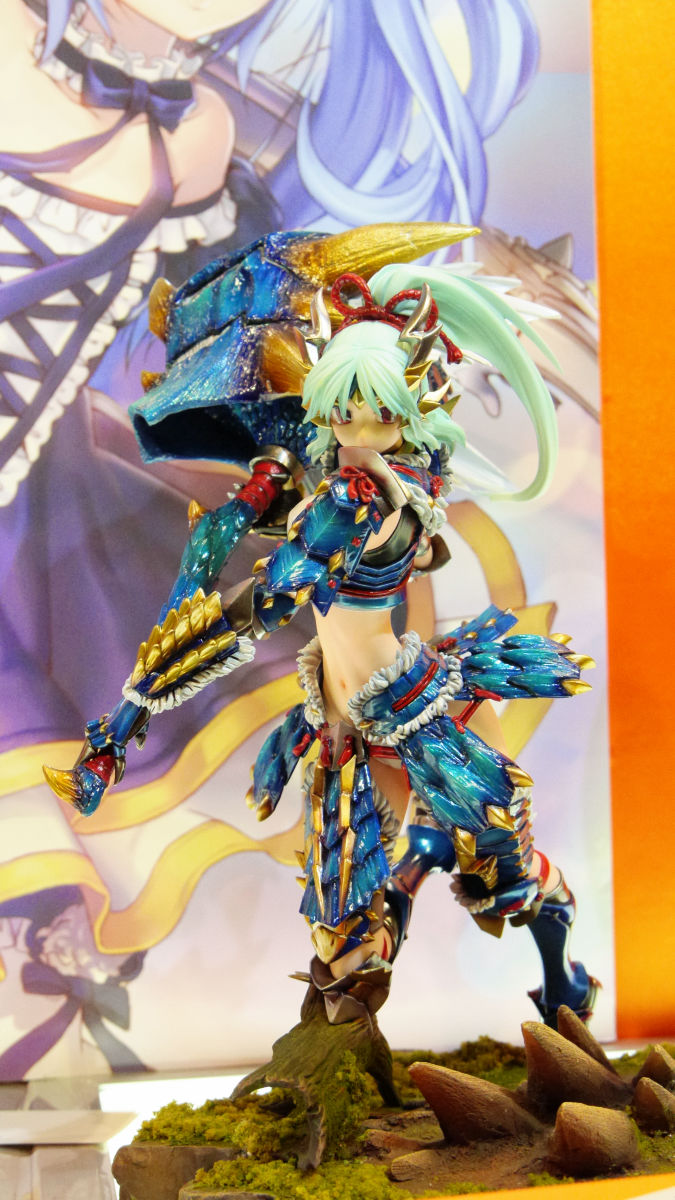 モンスターハンターシリーズ歴代の名装備を身につけたかわいい女性