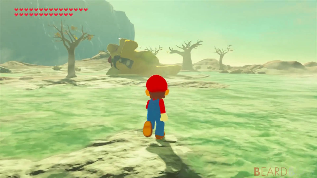 マリオVSクッパの宿命の対決を「ゼルダの伝説 ブレス オブ ザ ワイルド