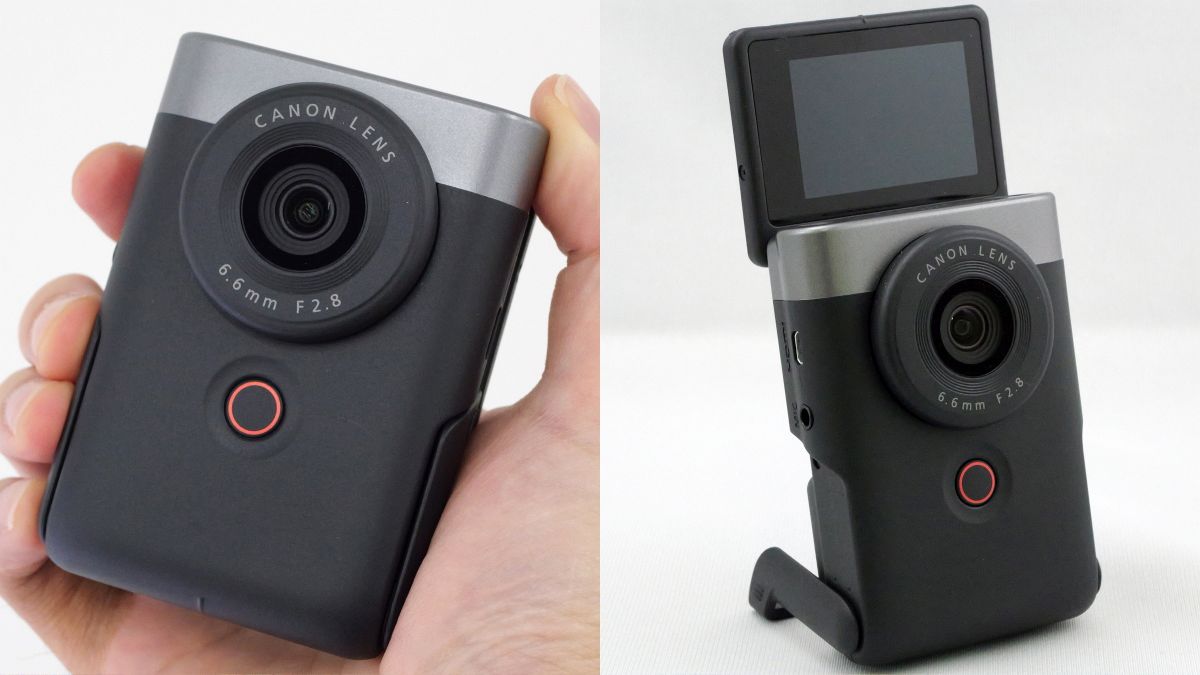 自撮りも他撮りも自由自在なキヤノンのVlogカメラ「PowerShot V10