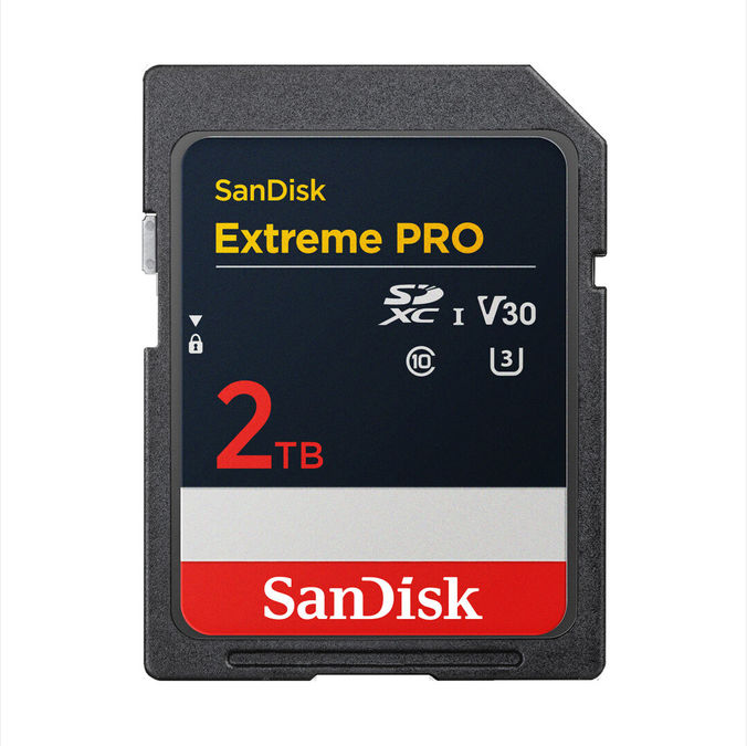Western Digitalが世界初の容量4TBのSDカード「4TB SanDisk Extreme