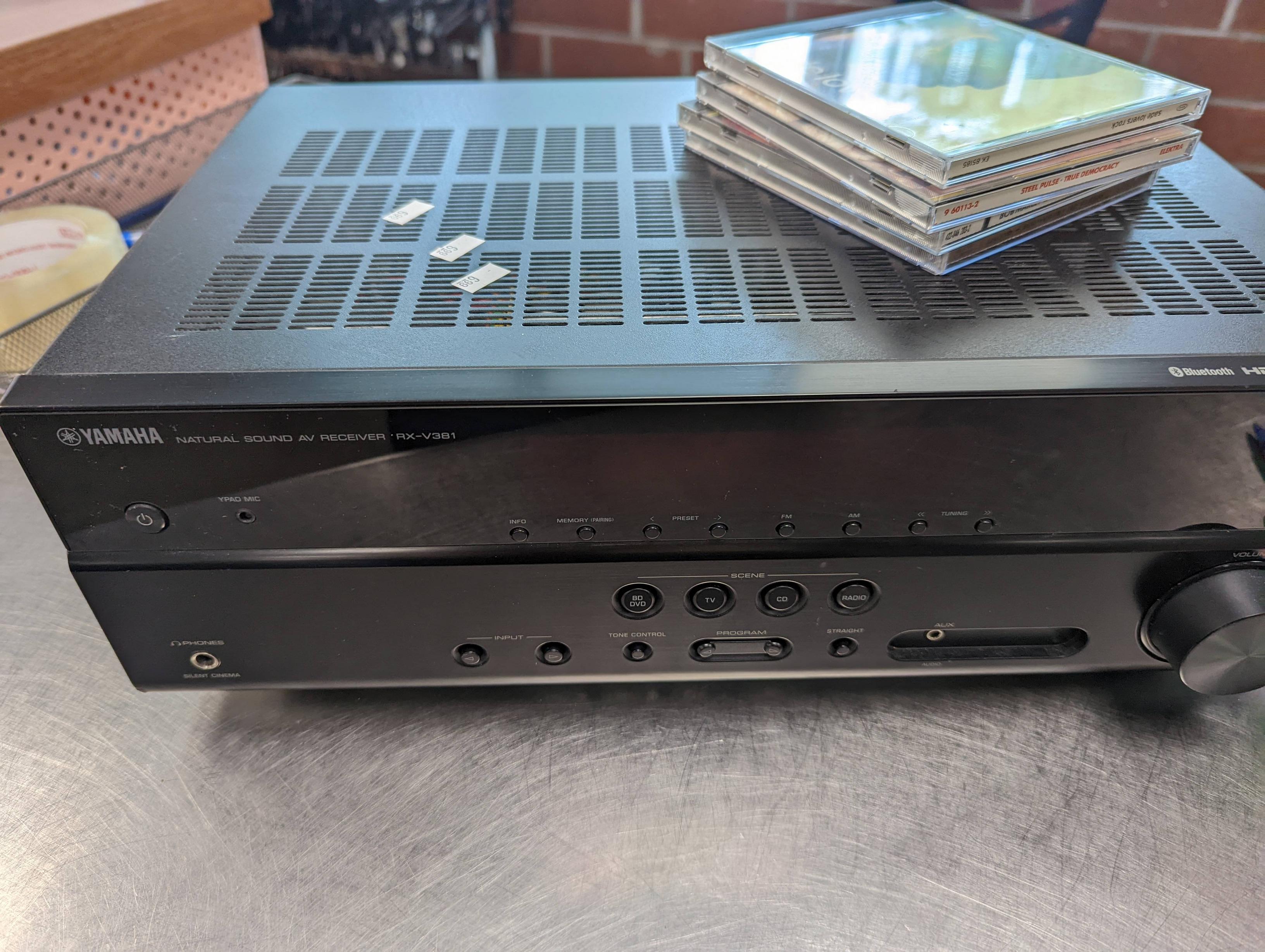 RX-V381 Yamaha for $6.99 at Goodwill : r/BudgetAudiophile
