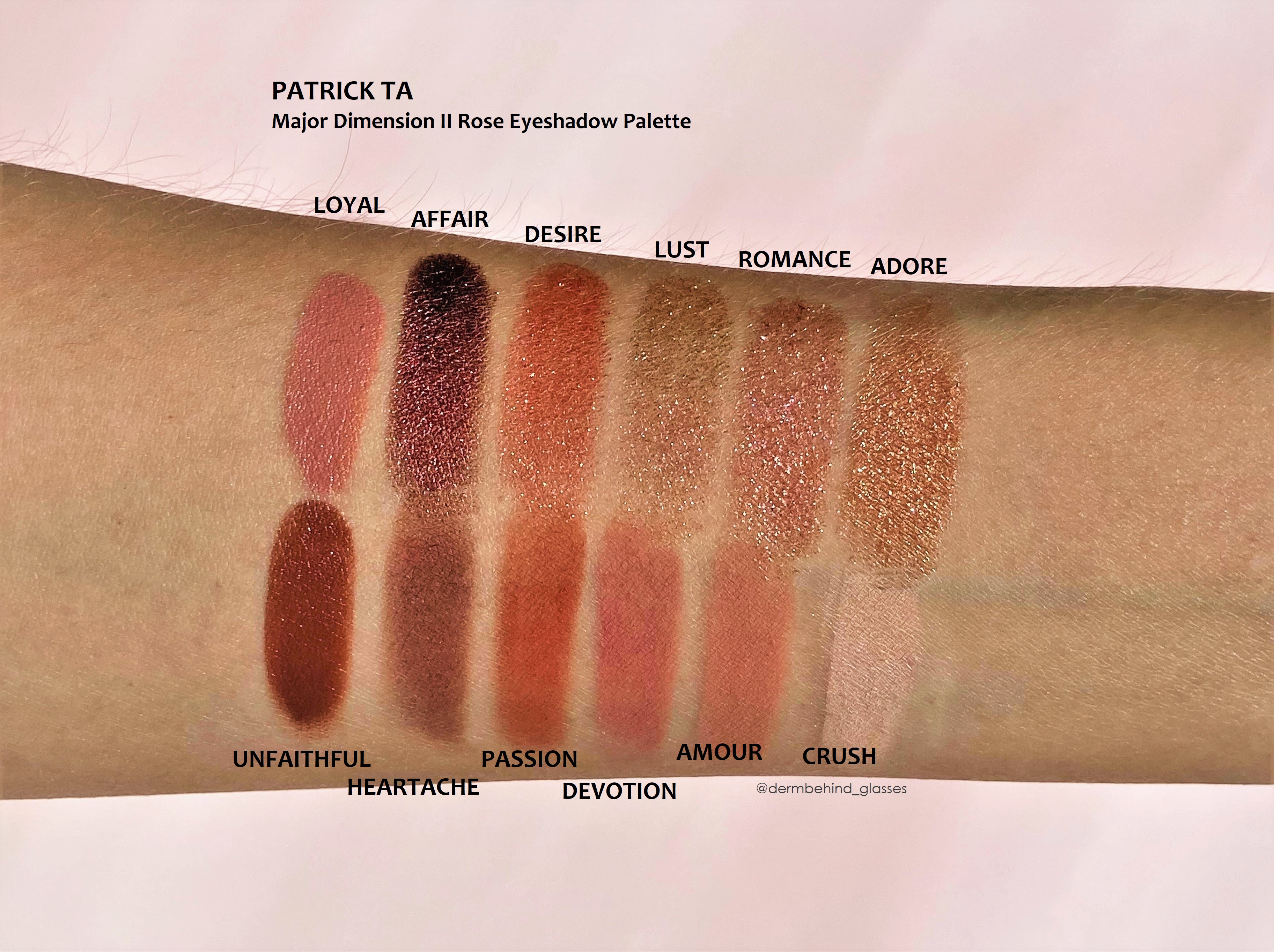 Patrick Ta Major Dimension II Rose Eyeshadow Palette | Review