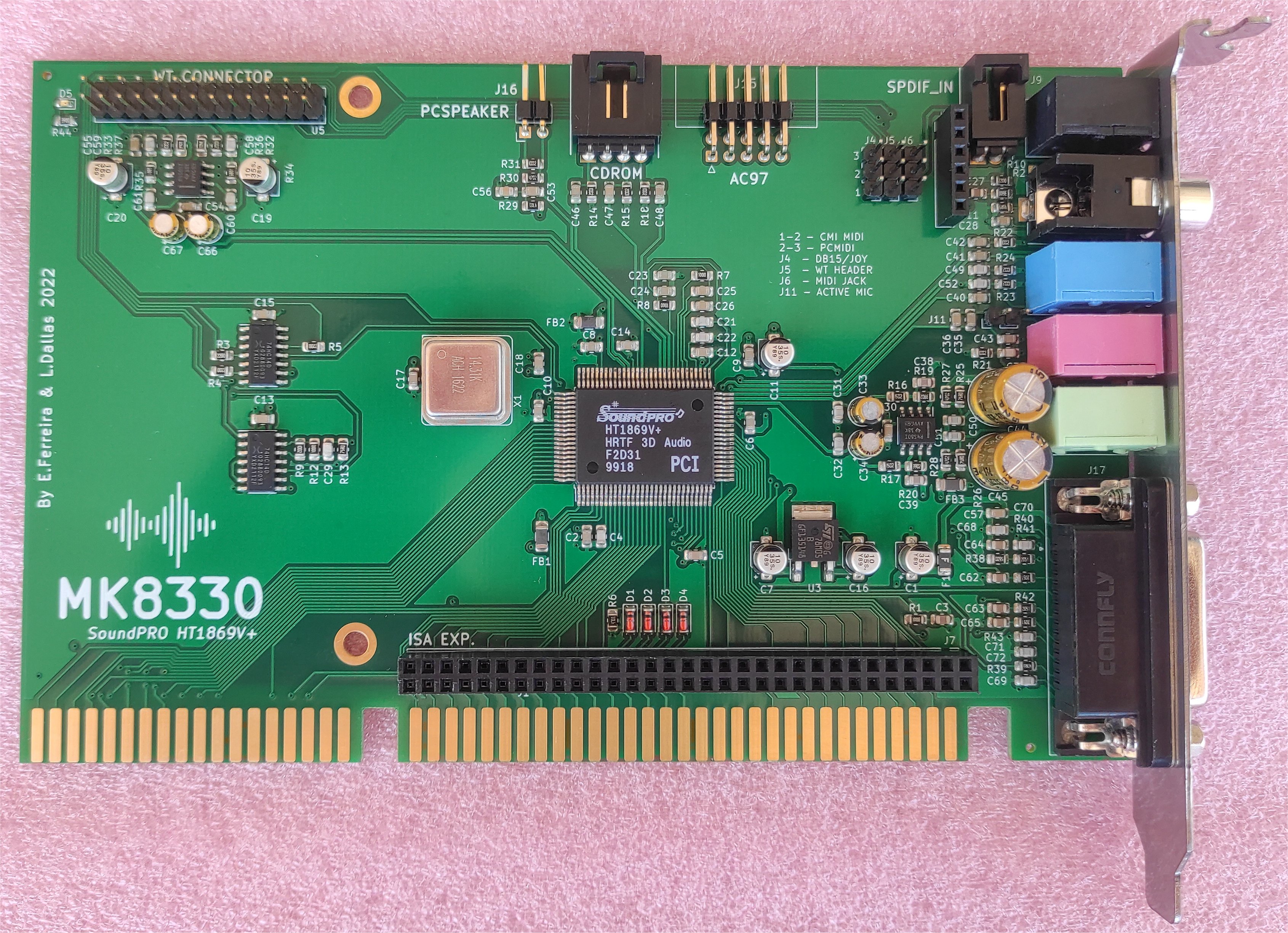 MK8330 : new soundcard based on the CMI 8330 chipset  VOGONS