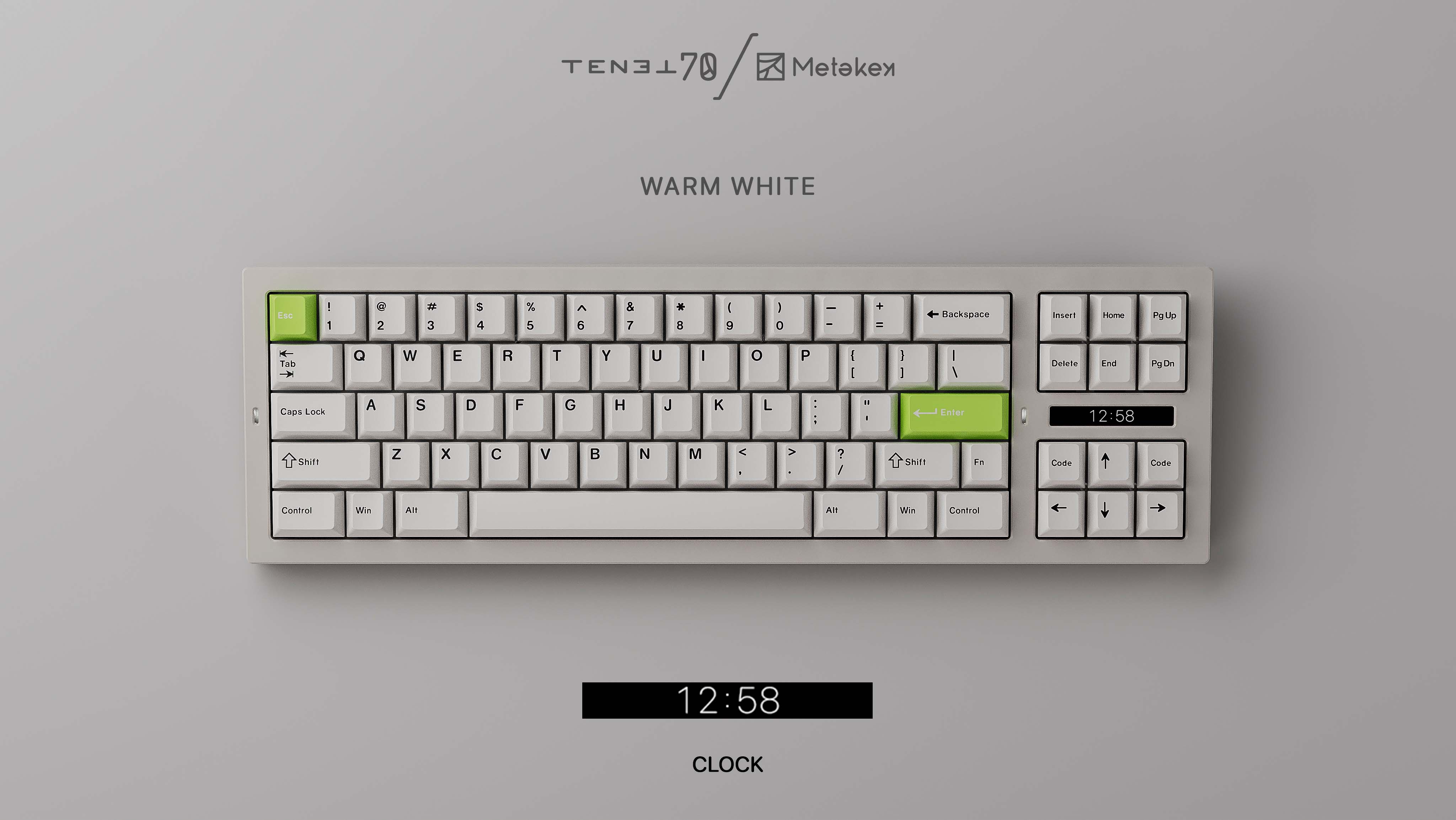 IC] TENET 70% Keyboard Kit with OLED Screen | GB coming up on 06/20