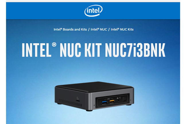 Intel NUC KIT NUC7i3BNK Mini PC | VillMan Computers