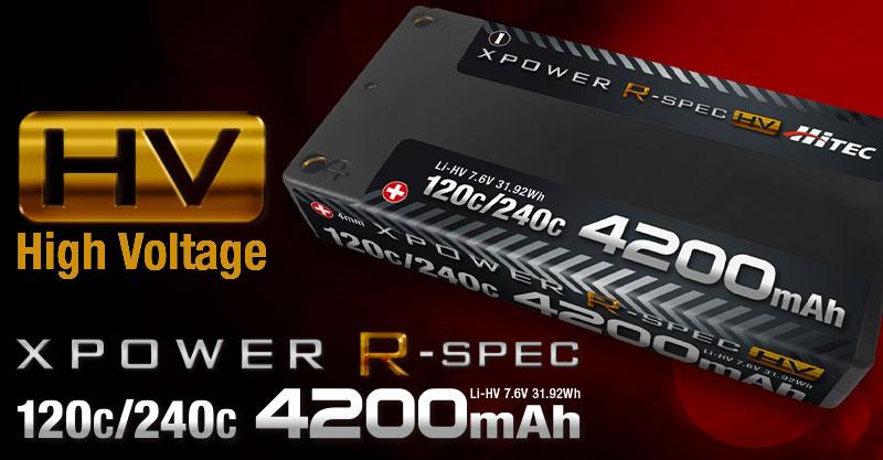 ついに「XPOWER R-SPEC」にHV 4200mAhが登場！ | Hitec Multiplex