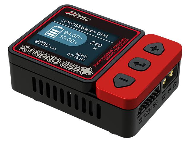 USBバランス充・放電器・リバース充電 X1 NANO USB +（ Hitec Ver