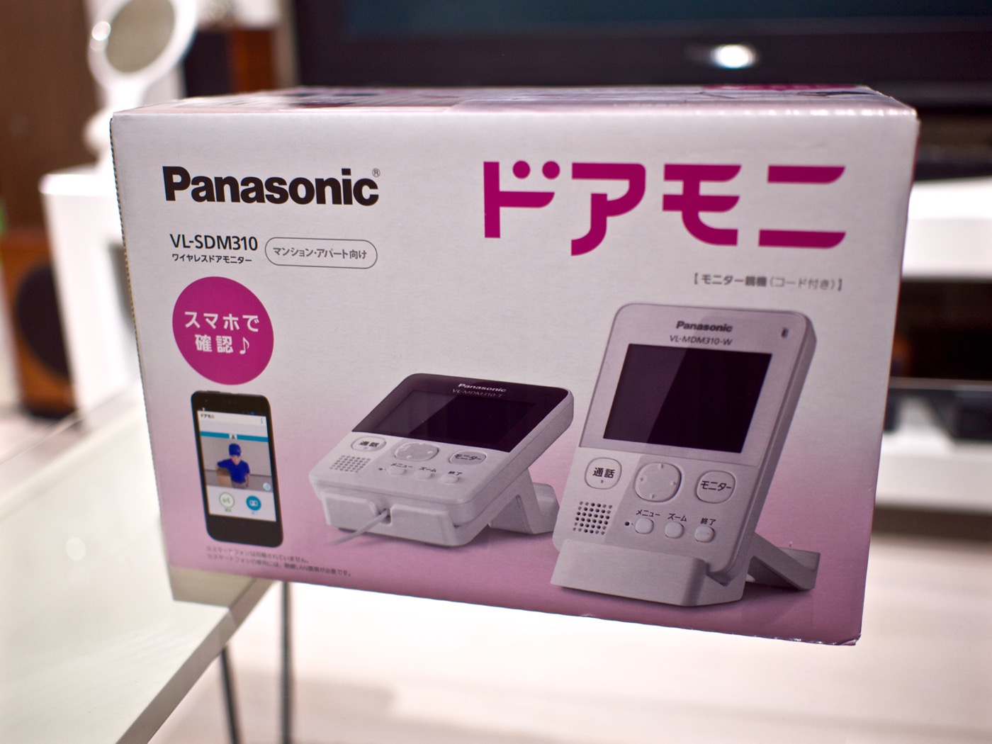 中古＞ワイヤレスドアモニター Panasonic ドアモニ VL-SDM310 中古