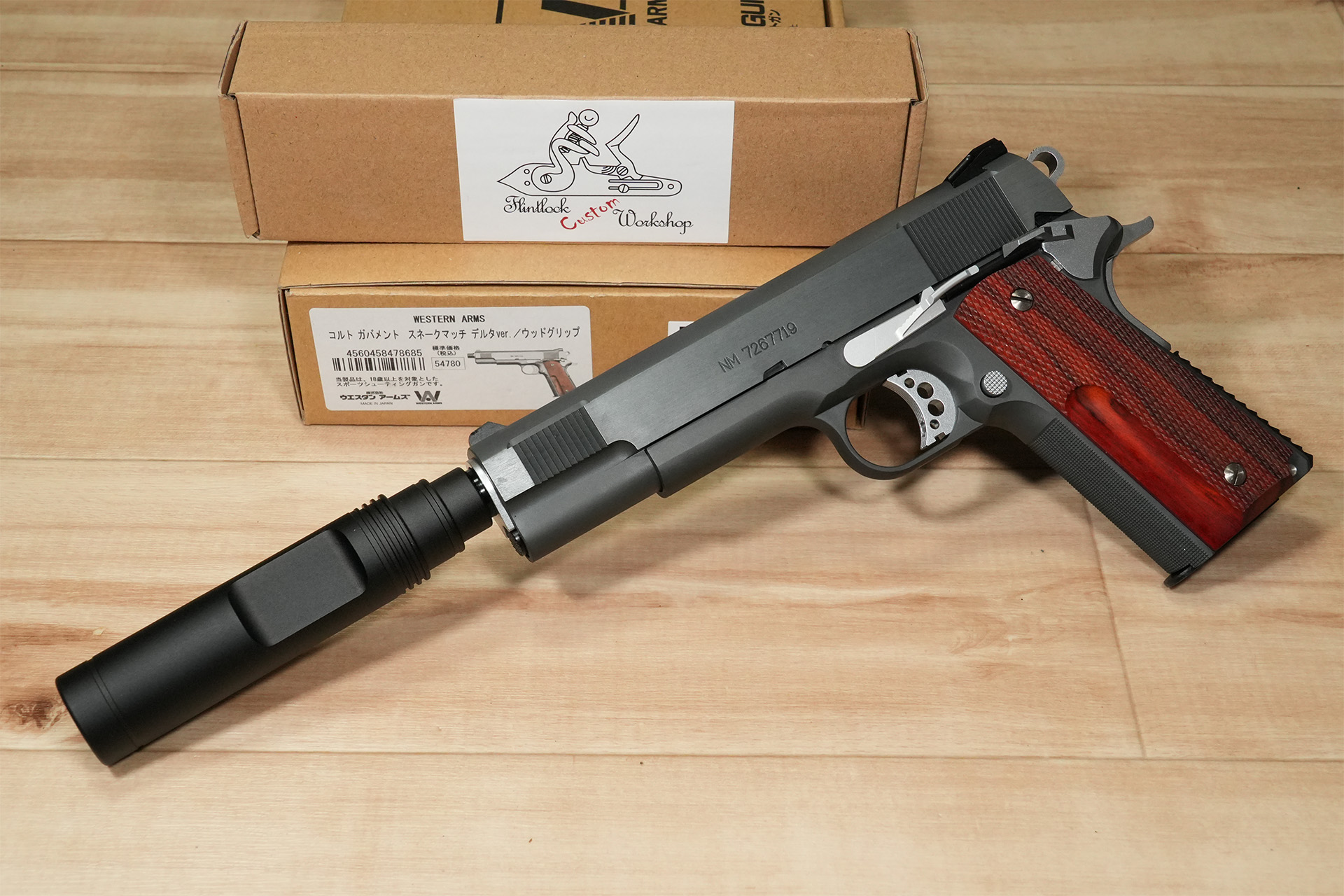 Western Arms コルト ガバメント スネークマッチ デルタVer./ウッド