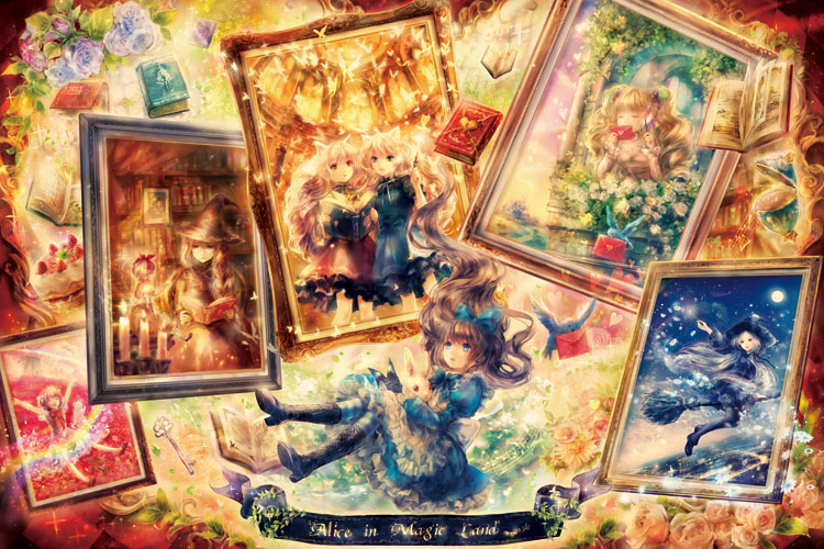 おすすめジグソーパズル】アリス イン マジックランド＜おにねこ・1000