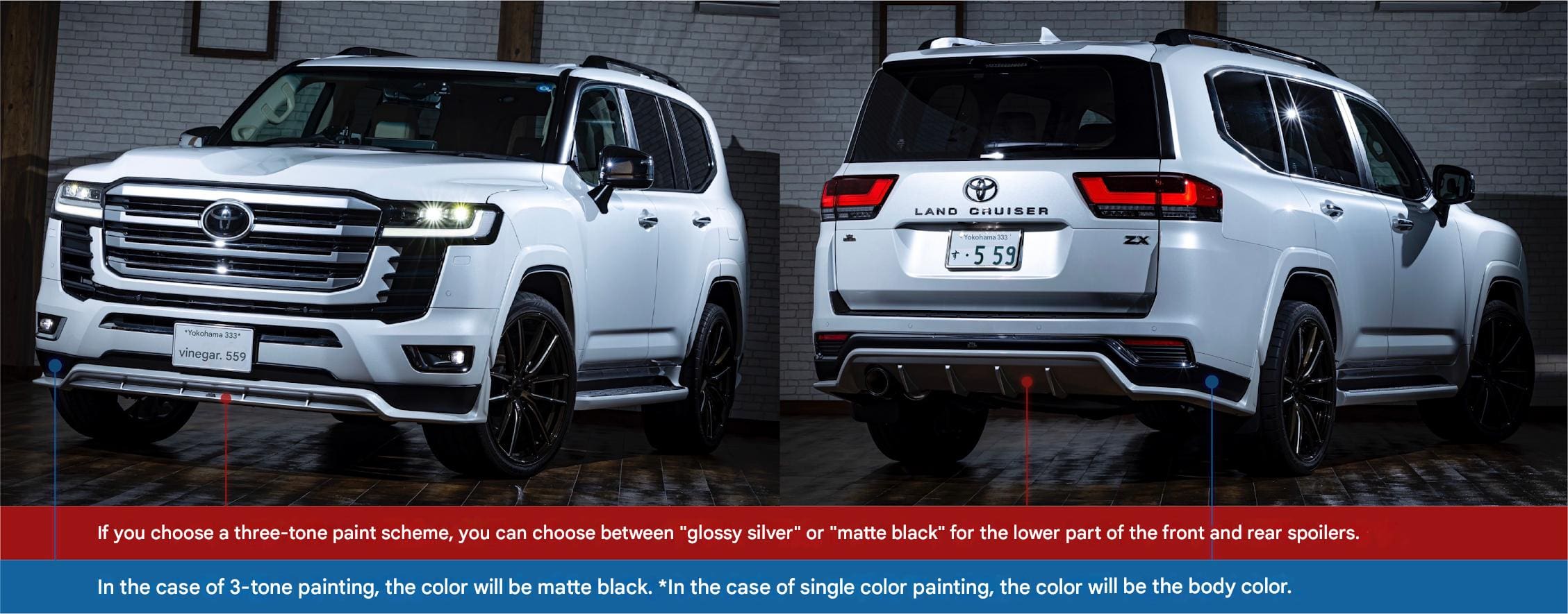 MAX ORIDO AERO KIT FOR Toyota Landcruiser 300 ZX