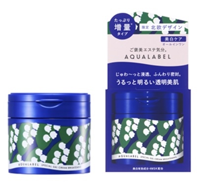 アクアレーベルの「オールインワンジェルクリーム」が、増量＆北欧