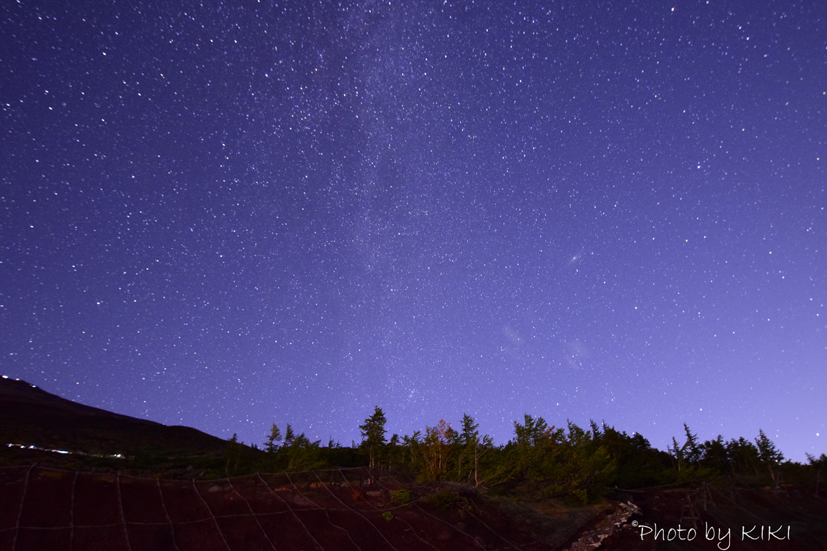 PEN LITE E-PL7&ニコンD5300｜富士山五合目星空撮影 | KIKI Photo Studio