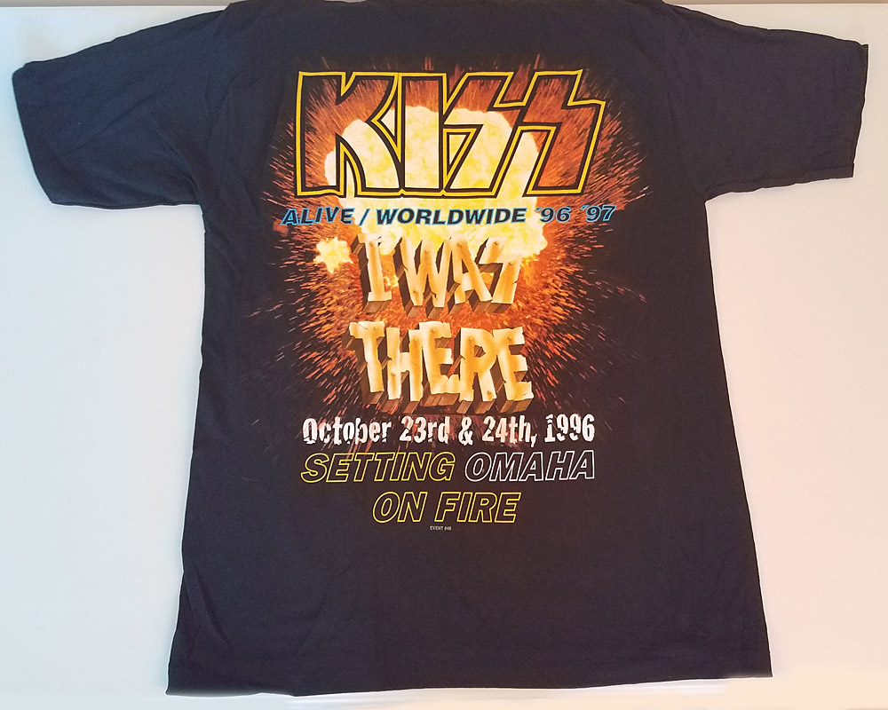 Men's KISS Alive/Worldwide '96-'97 Tour T-Shirt - KISS Addiction