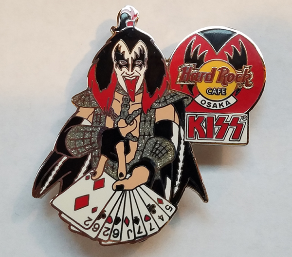 Hard Rock Cafe Osaka Japan Gene Simmons Pin Limited Edition - KISS