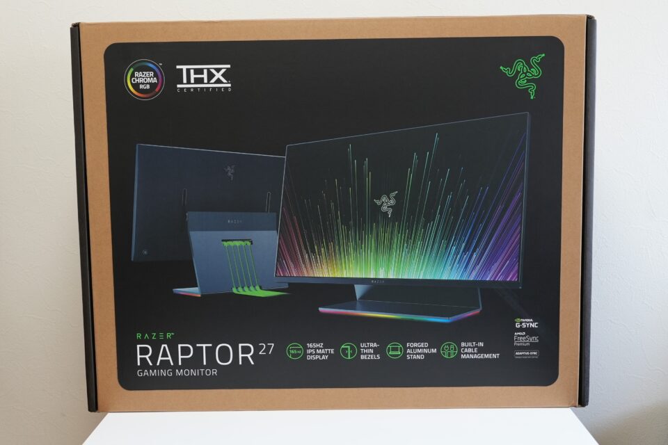 Razer Raptor 27レビュー！超二枚目ゲーミングモニターの高すぎる期待