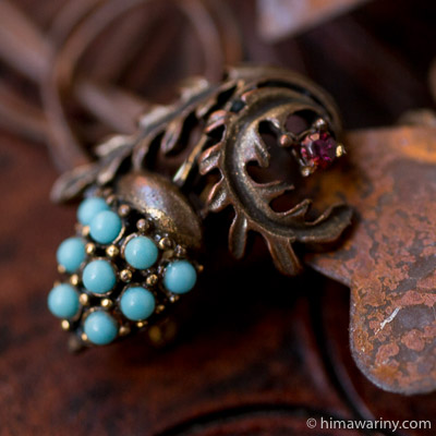 Trifari トリファリ-ゴールド・ボーホーフラワー・ヴィンテージ