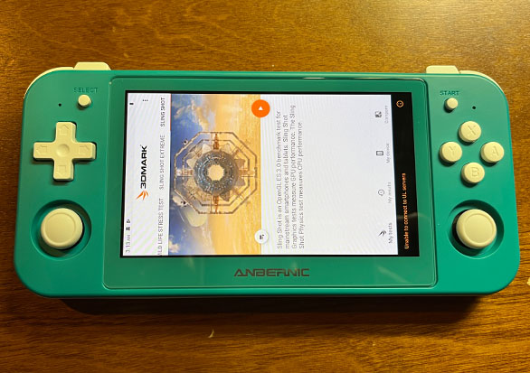 Anbernic RG505の実機感想レビュー | 大阪のおじいさんの老後ブログ