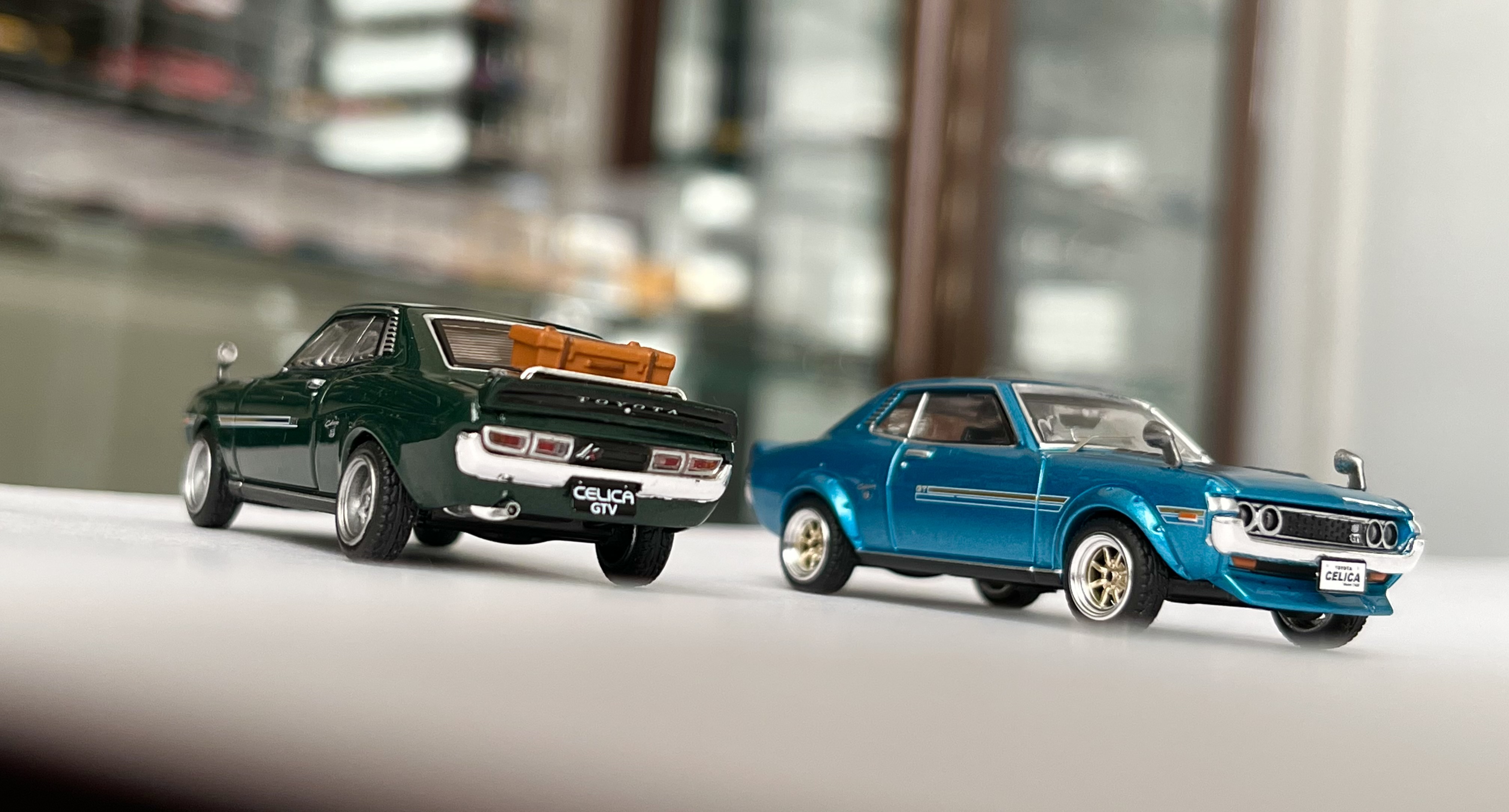 A pair of colorful Celica 1600 GT(V) by Inno64 – LamleyGroup