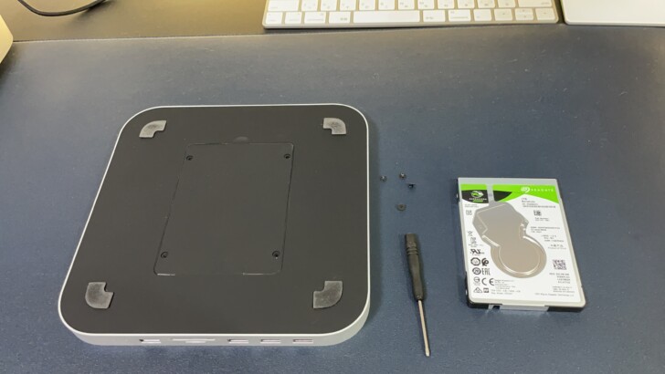 見た目重視】Mac miniにバックアップ用にハードディスクを購入！超必須
