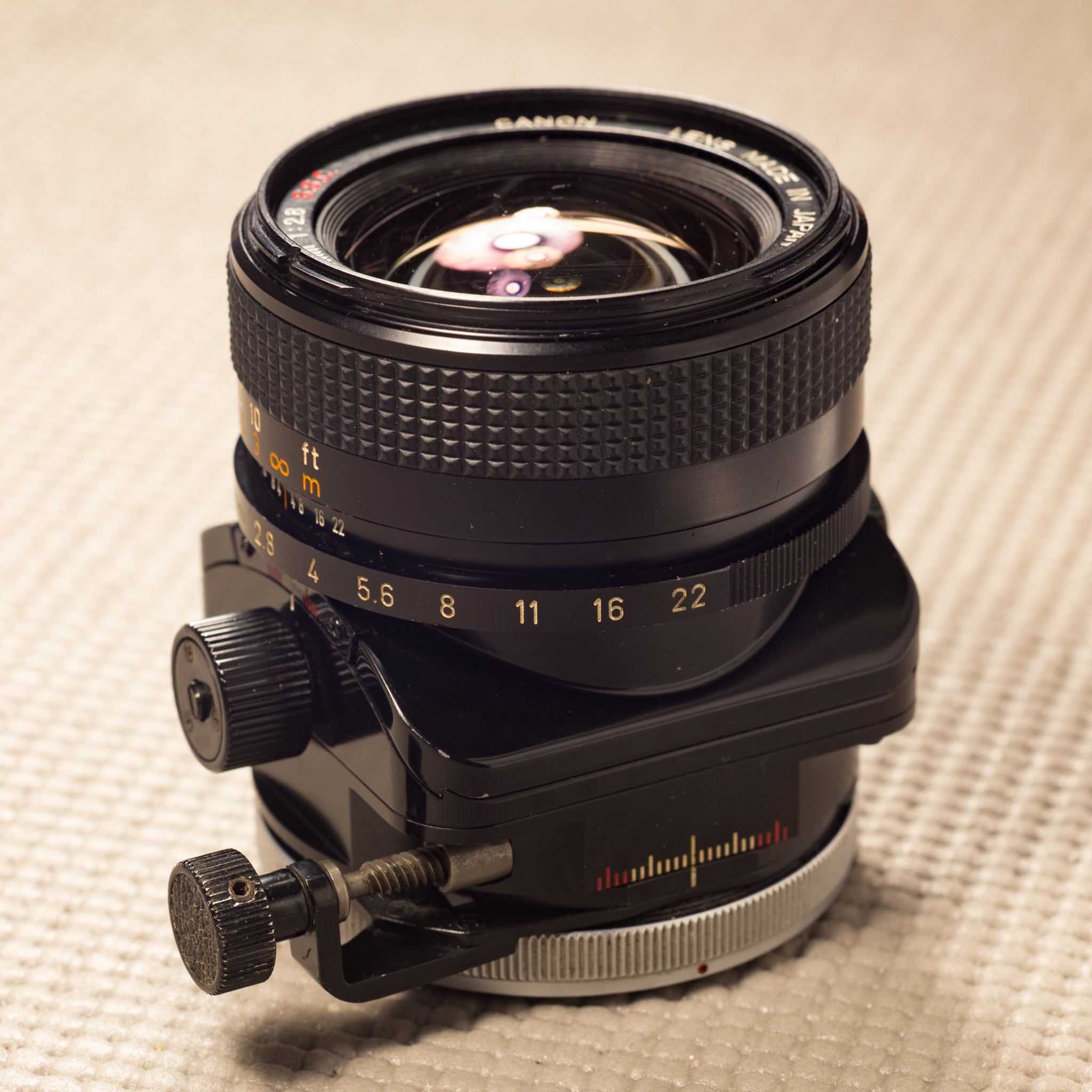 Canon FD 35mm F/2.8 S.S.C. TS Tilt Shift Lens CLA – Mark O'Russa