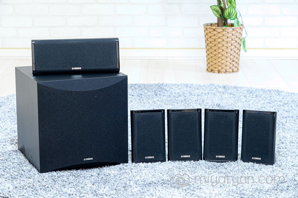 mį】YAMAHA 7.2chAVアンプRX-V6AとNS-P41スピーカーシステムで5.1chに