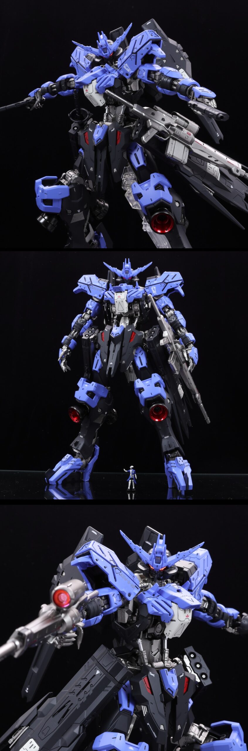 MG 1/100 ガンダムヴィダール メタリックフレーム 水転写デカール使用